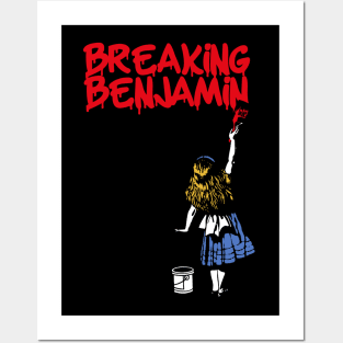 breaking and red girl Posters and Art